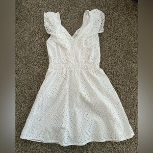 Gianni Bini White Eyelet Dress